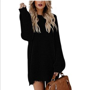 Forest Green Sweater Dress